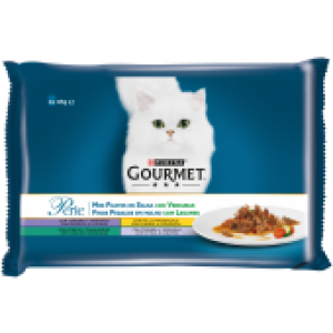 Gourmet Perle Finos Pedaços com Legumes 4x85gr